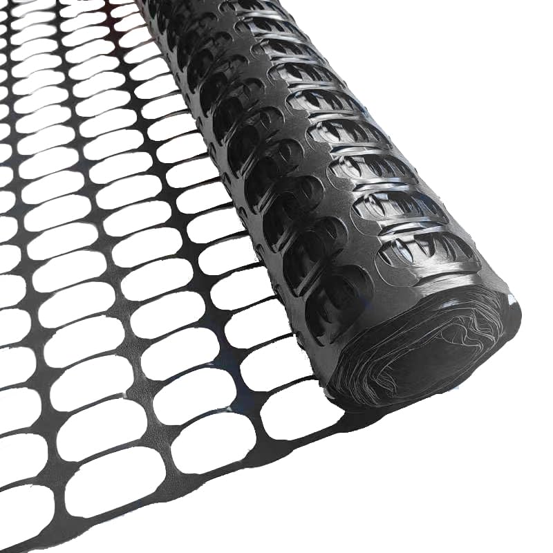 PotatoLife durable mesh fencing at an outdoor construction site
