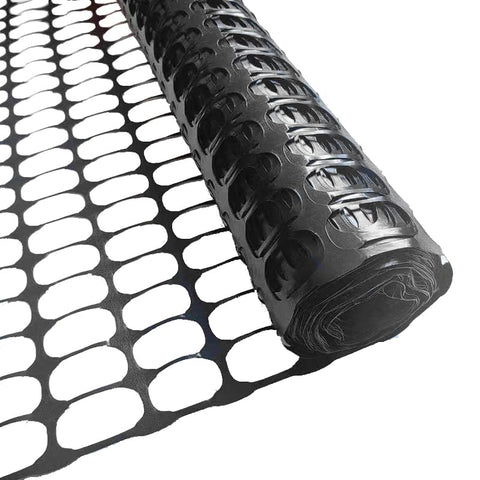 PotatoLife durable mesh fencing at an outdoor construction site