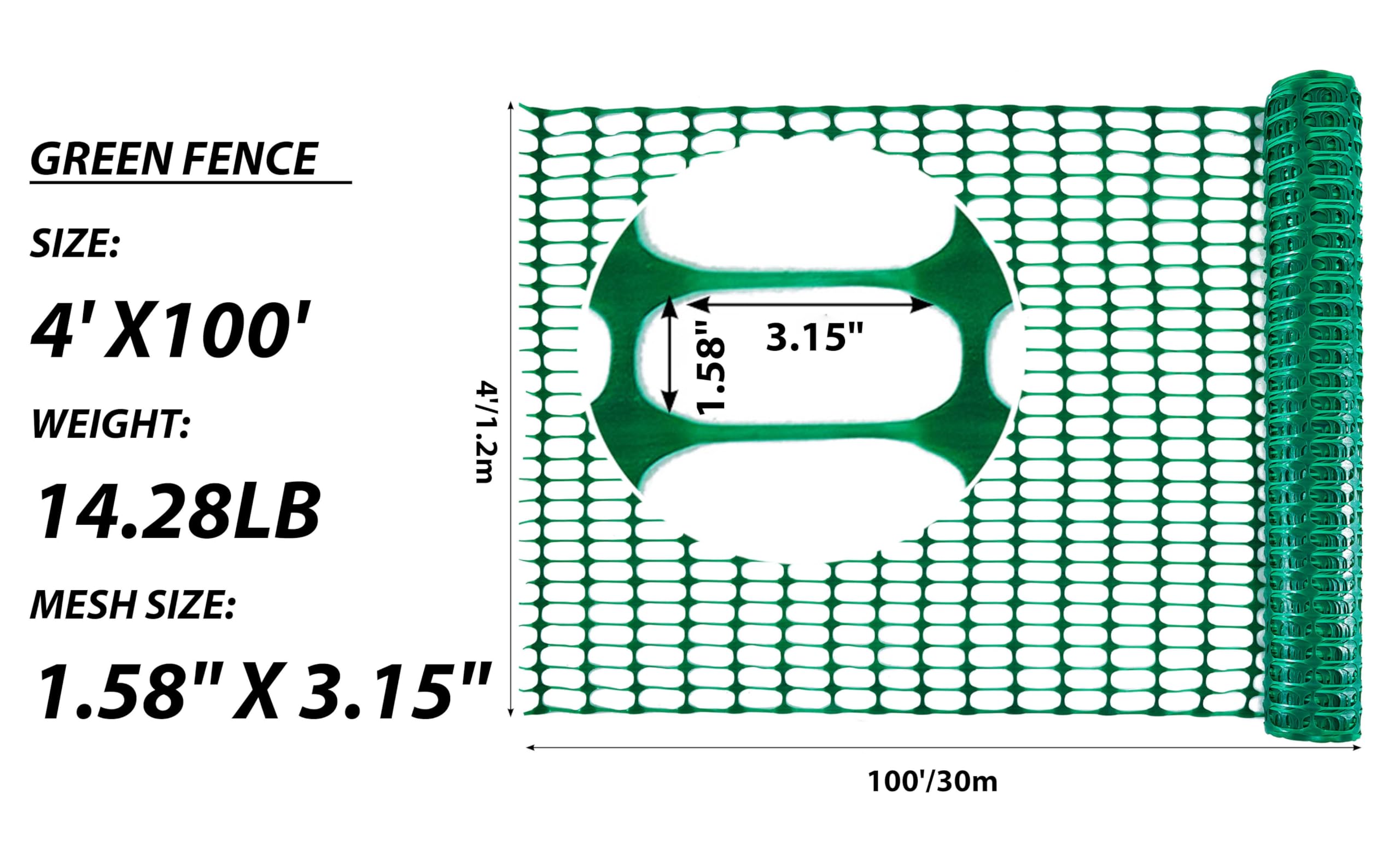 Edges stay smooth after cutting PotatoLife mesh fence for clean custom sizes.