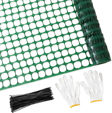 PotatoLife mesh fence 4x100 roll for garden protection and temporary safety barriers.