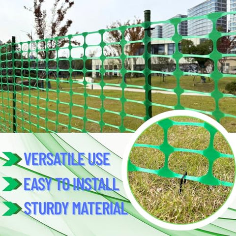 PotatoLife HDPE mesh fence UV protected for durable outdoor use.