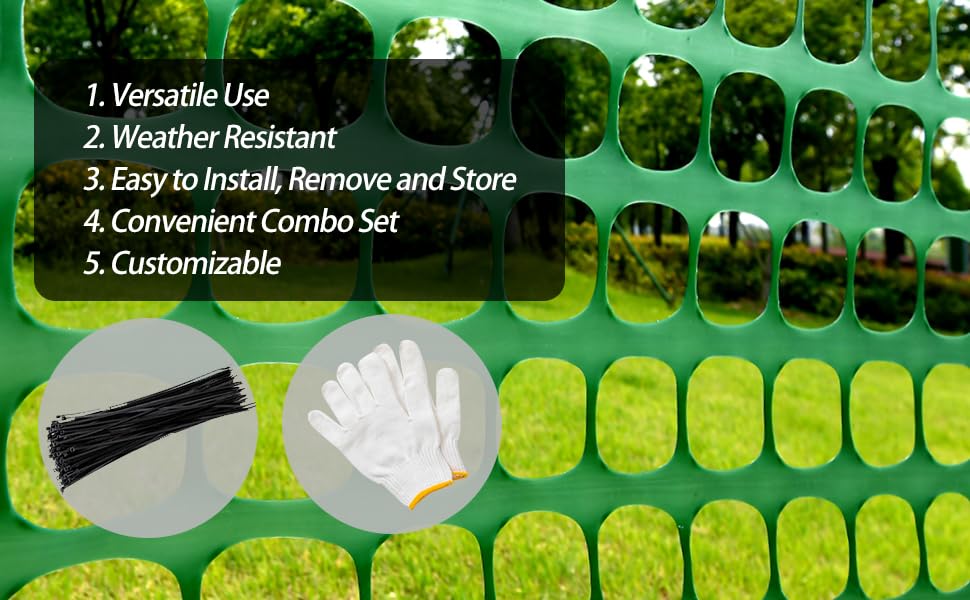 PotatoLife mesh can be cut to size for precise fencing.