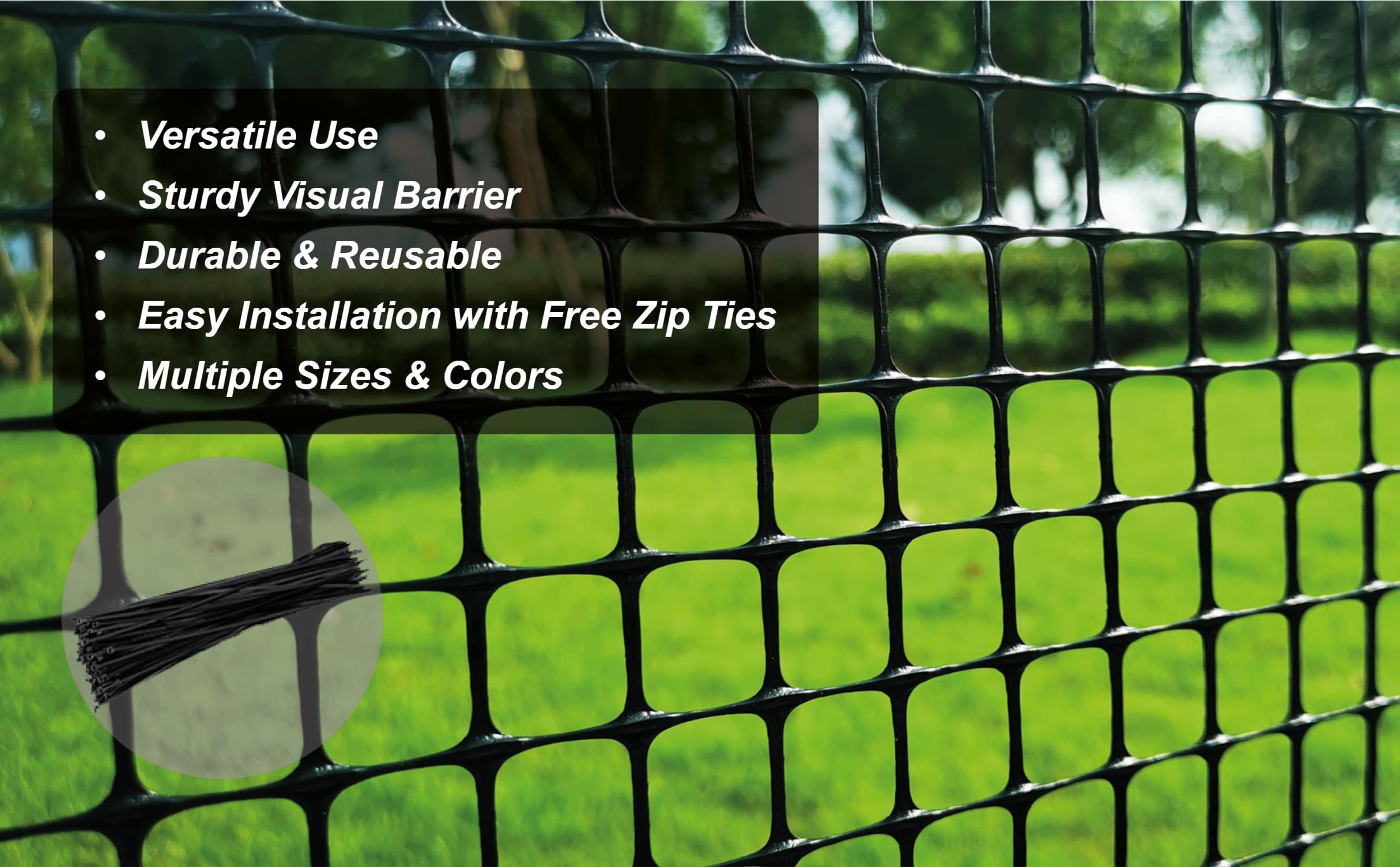 PotatoLife balcony safety net draped along railing for balcony protection.