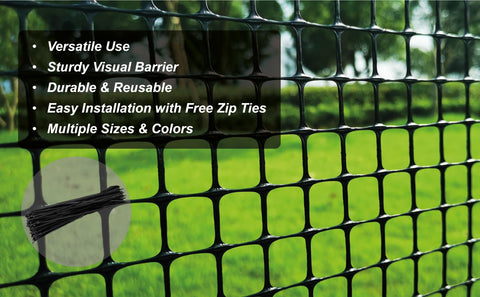 PotatoLife balcony safety net draped along railing for balcony protection.