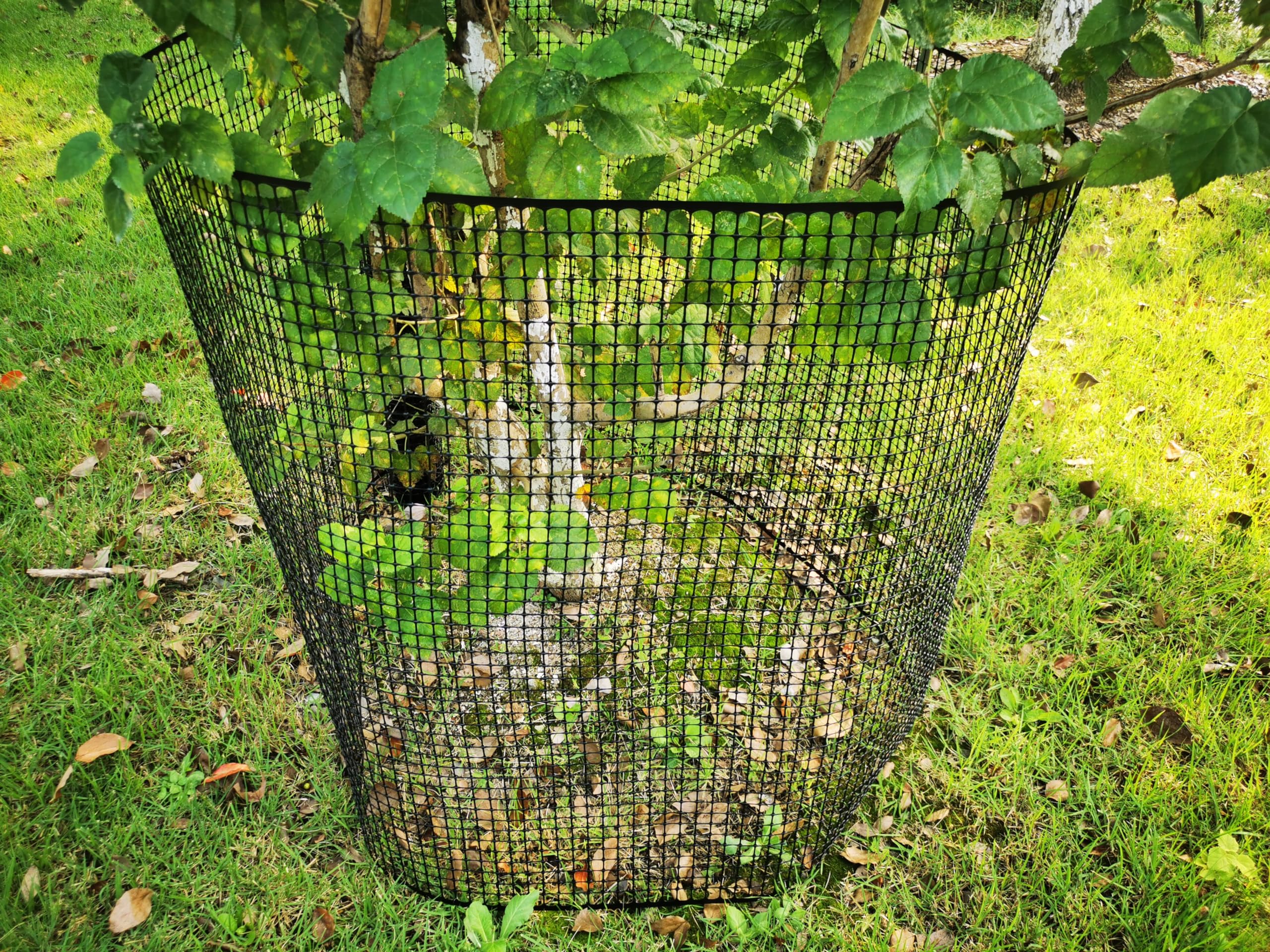 PotatoLife 50 zip ties included for quick setup with netting.