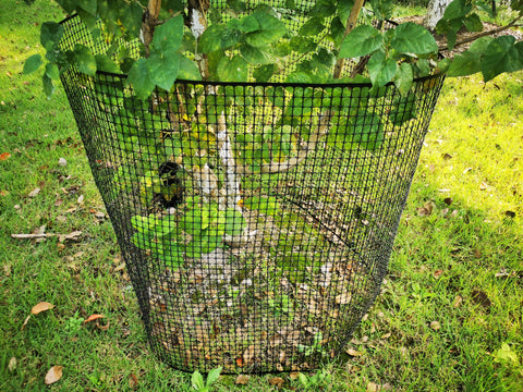 PotatoLife 50 zip ties included for quick setup with netting.
