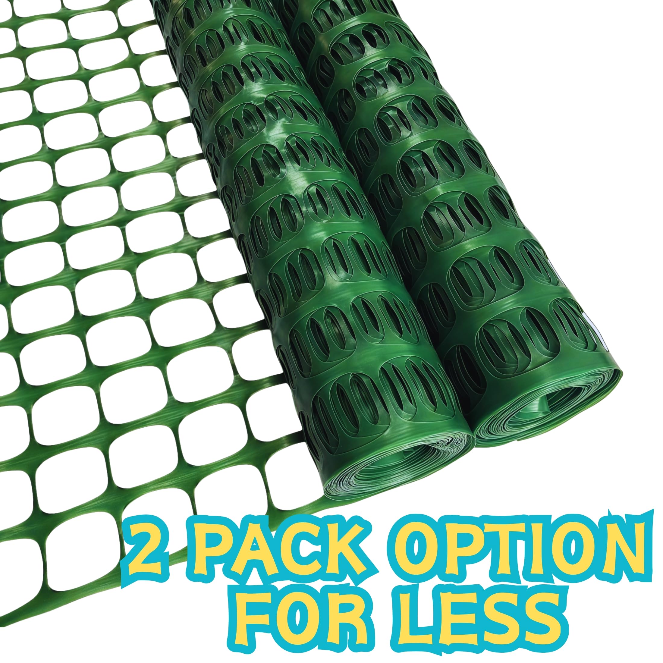 PotatoLife weather-durable plastic fence withstands outdoor conditions.