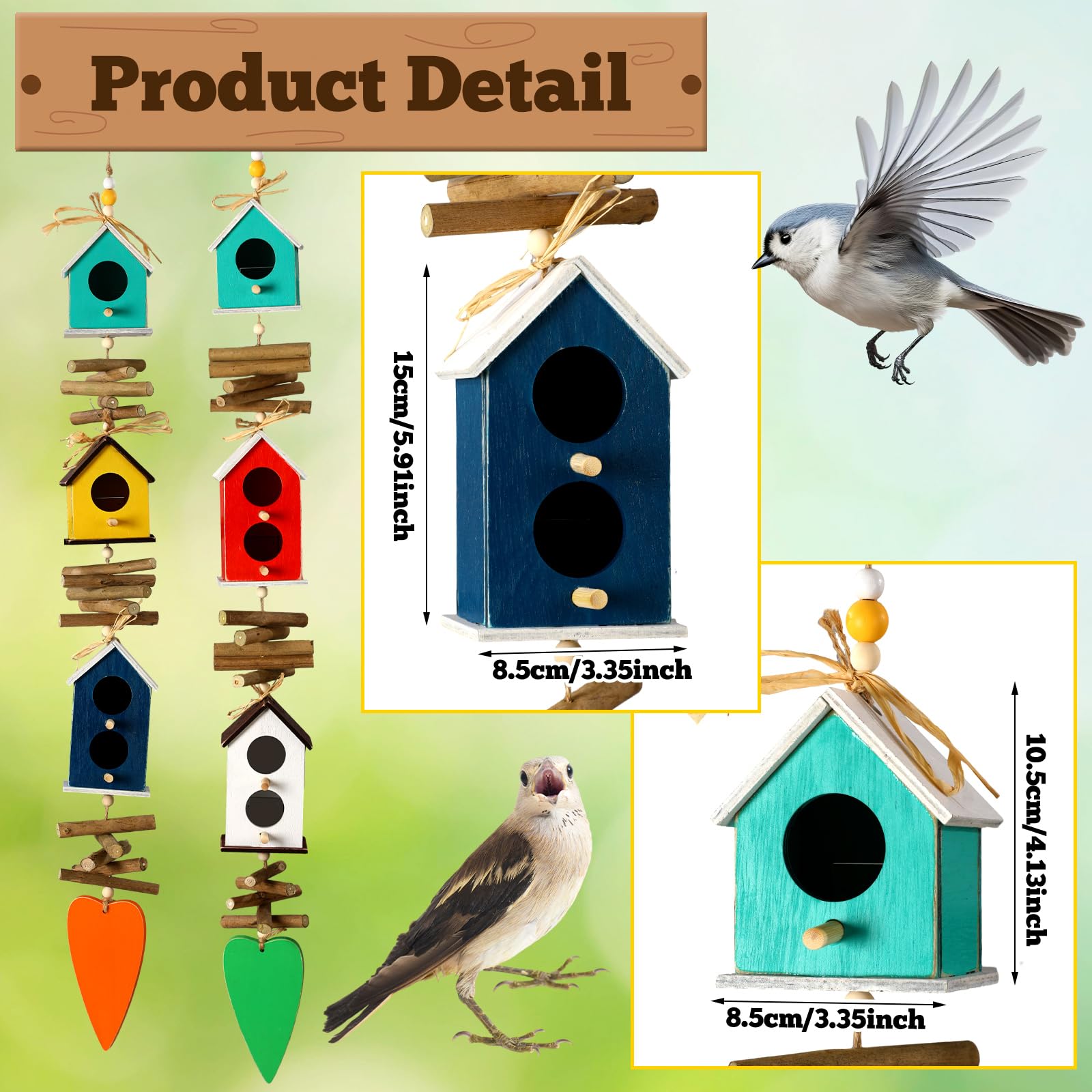 Potchen easy tool-free installation bird feeder simplifies setup and quick enjoyment