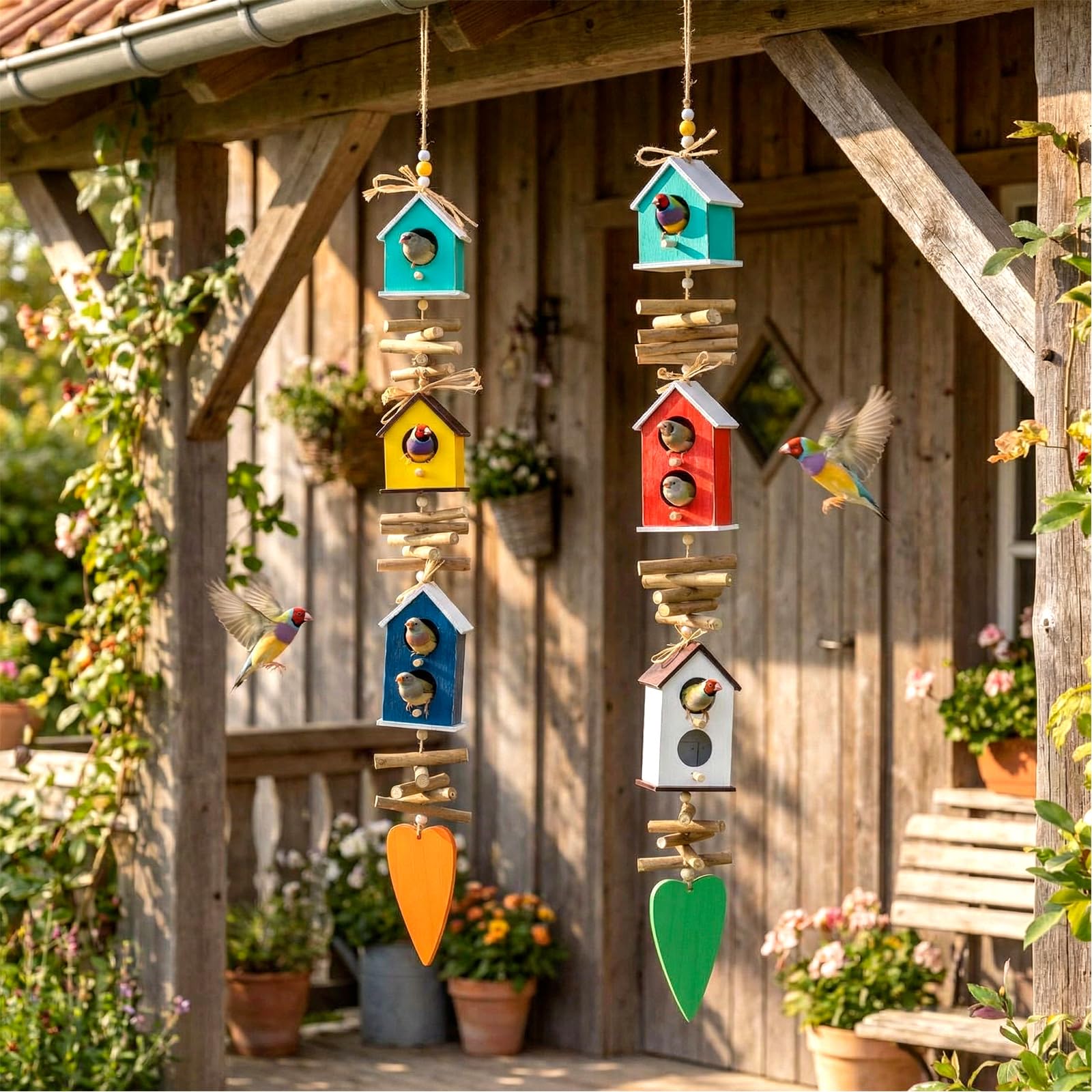 Potchen farmhouse-style garden decor adds whimsical charm to outdoor spaces