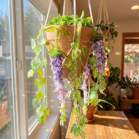 Potchen hanging rope and copper wire for flexible crafting