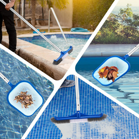 Potchen cleaning set suitable for hot tubs, pools, spas, and ponds.