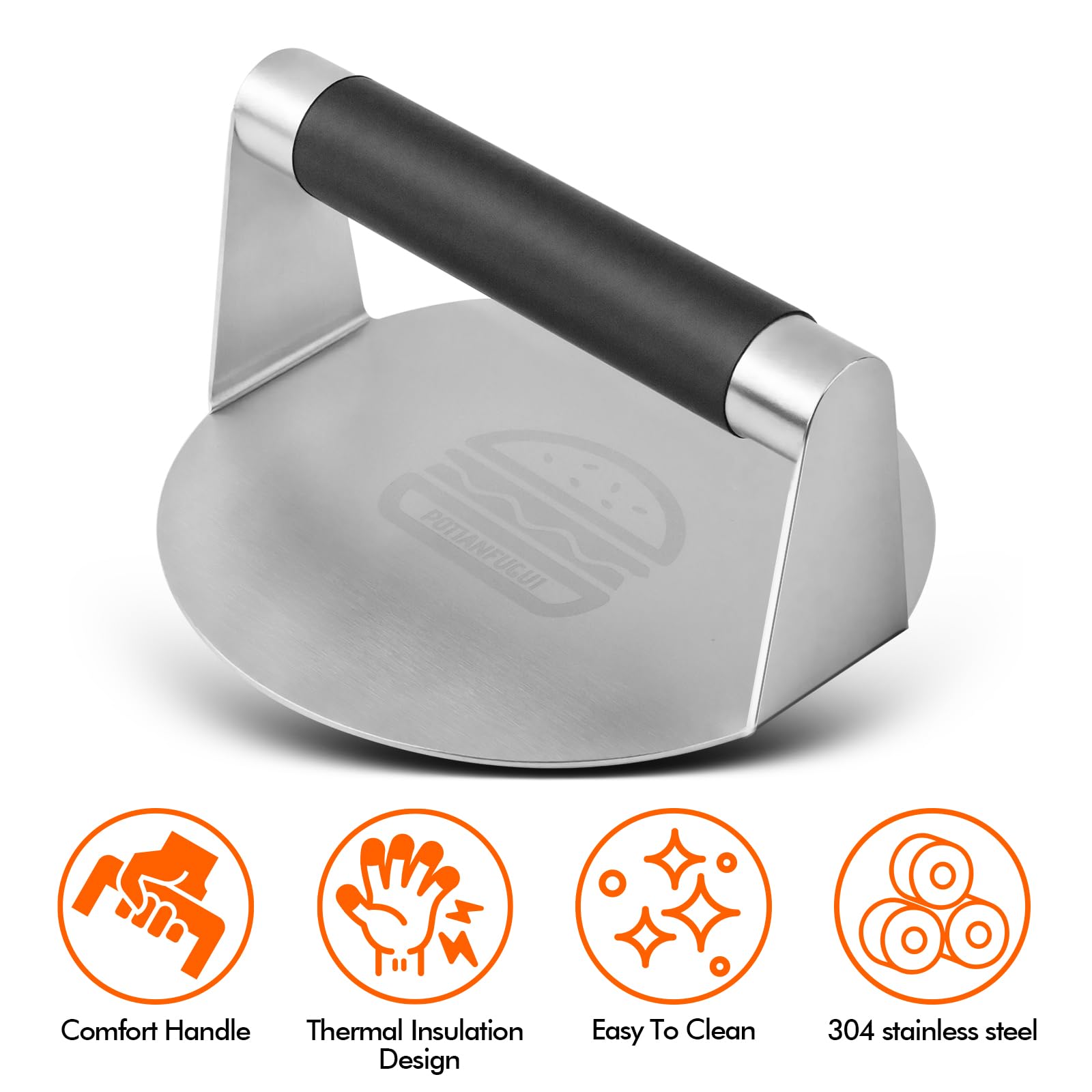 Potianfugui nonstick surface helps release patties quickly after grilling