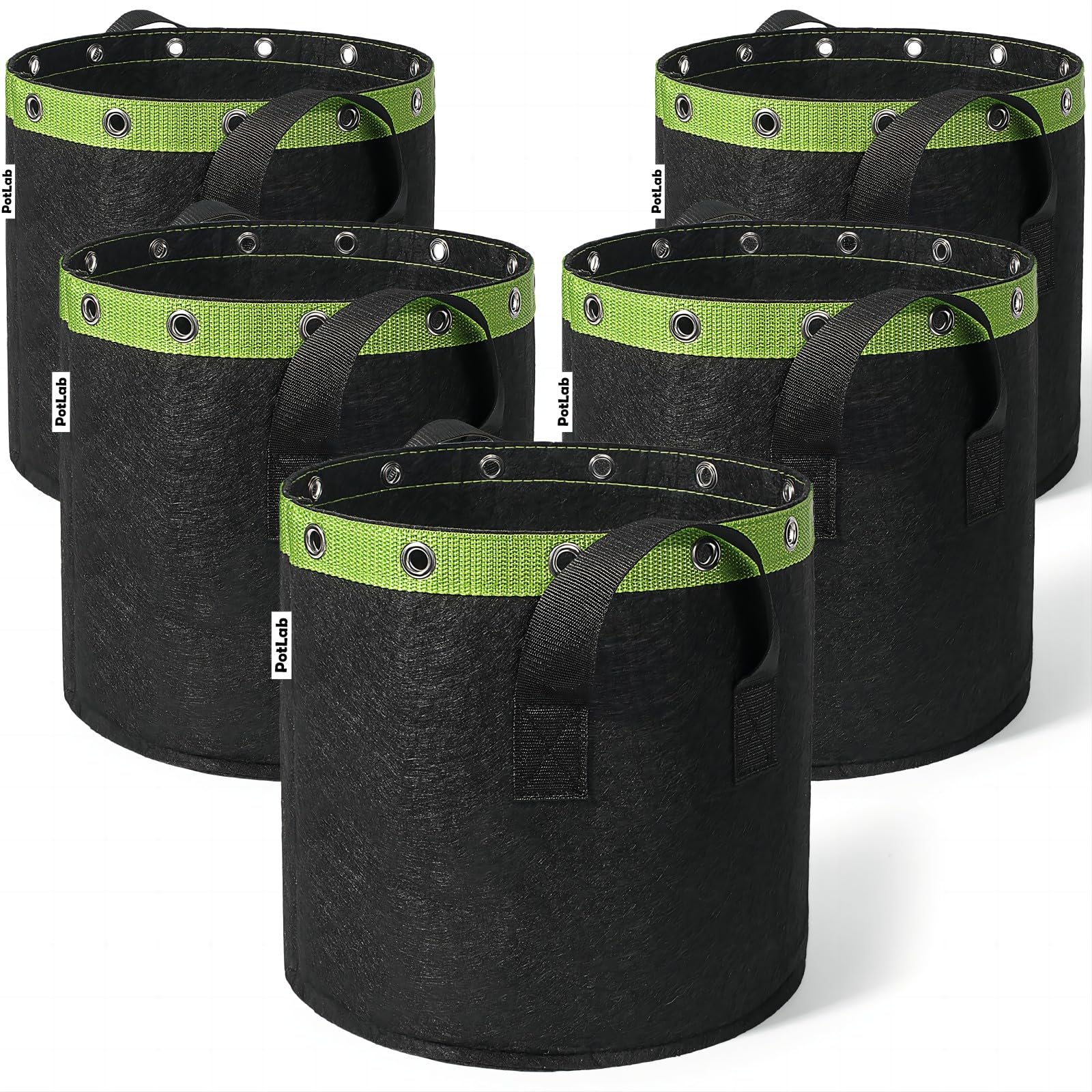 POTLAB 3-Gallon Grow Bags front view shows compact garden solution.
