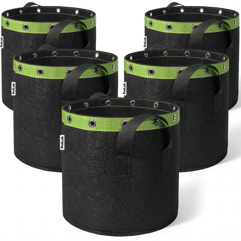 POTLAB 3-Gallon Grow Bags front view shows compact garden solution.