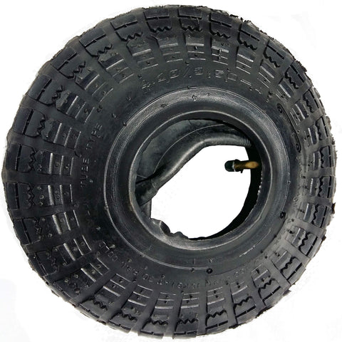 Potreba heavy-duty tread grip demonstrates traction on gravel and grass.