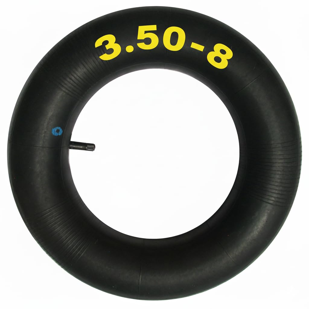 Potreba inner tube 3.50-8 side view for wheelbarrow wheels improves stability