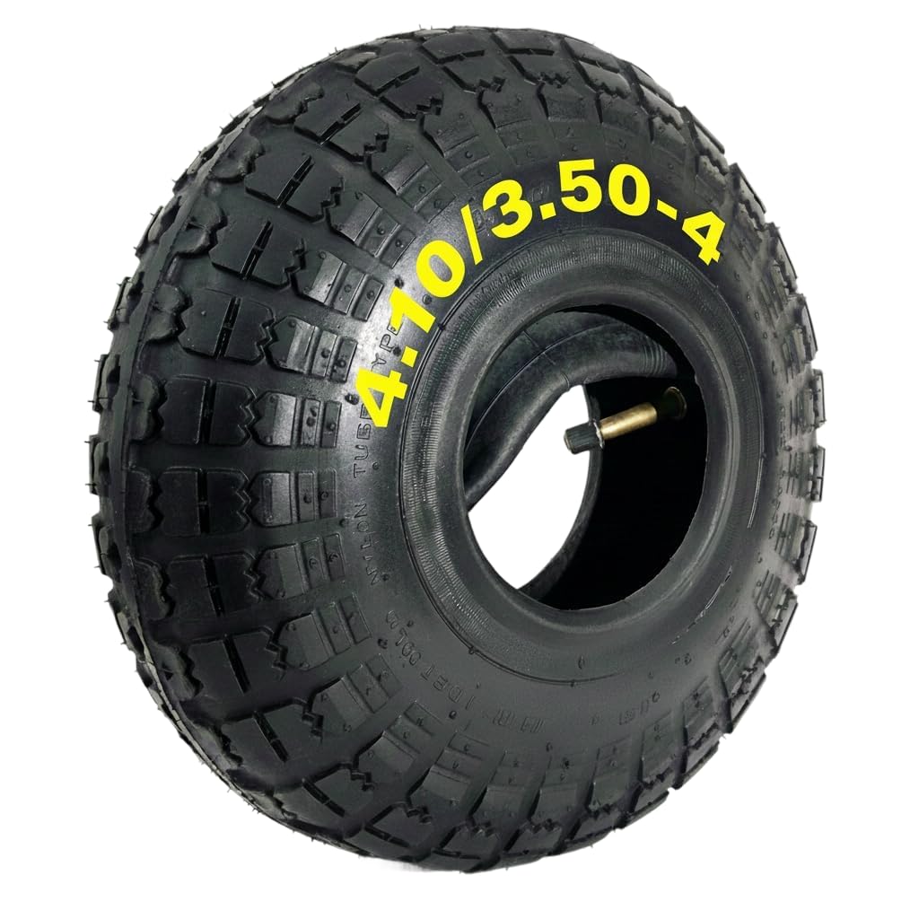 Potreba tire inner tube set shown on a 10-inch wheel for a secure fit.