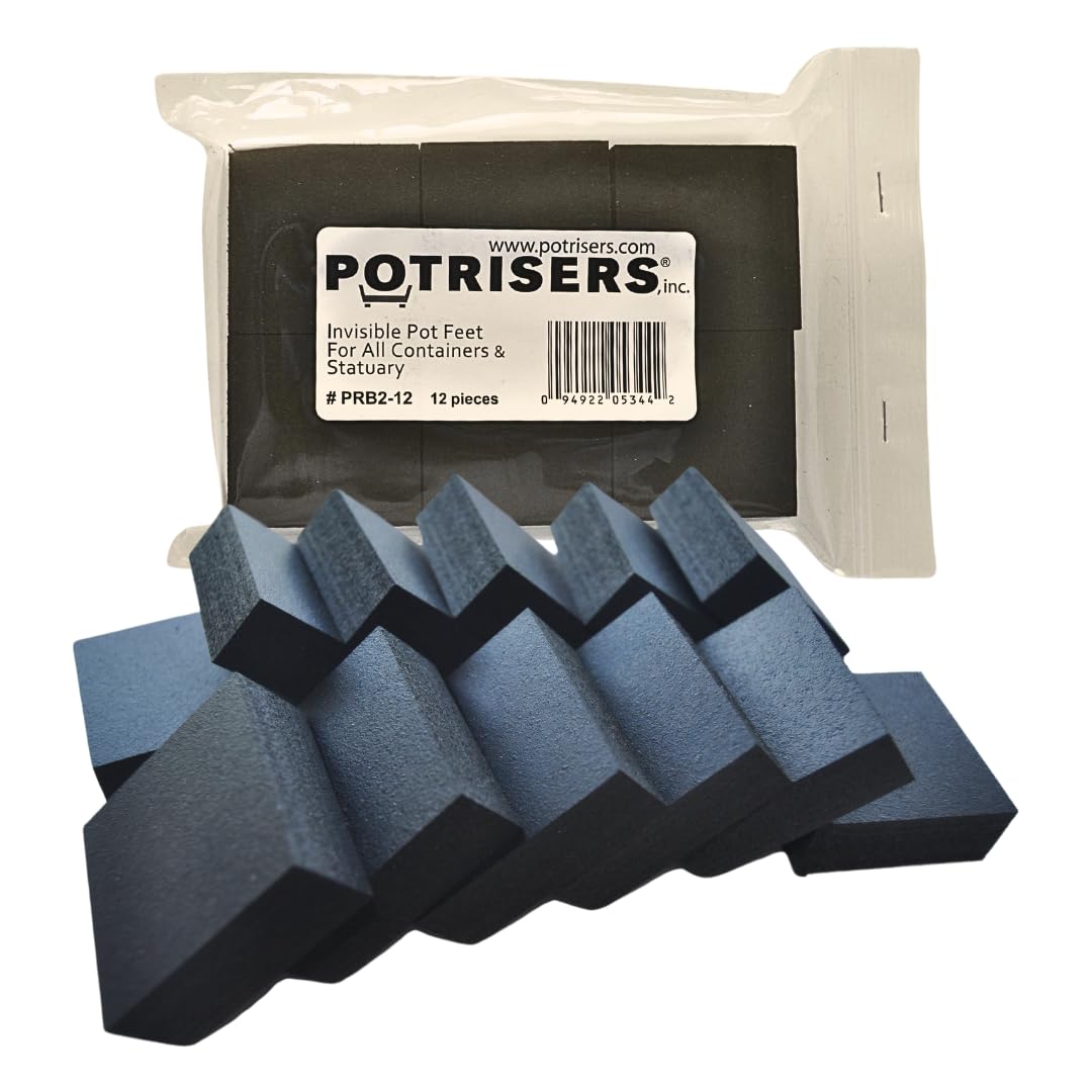 POTRISERS invisible pot feet lift planters for improved drainage