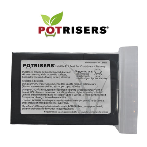 POTRISERS protect drip lines and simplify surface cleaning