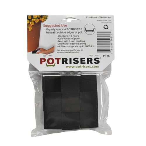 Potrisers demonstrate high load capacity up to 1600 lbs per set of four.