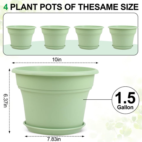 Pottiffe white, green, and terracotta colors suit varied décor styles.
