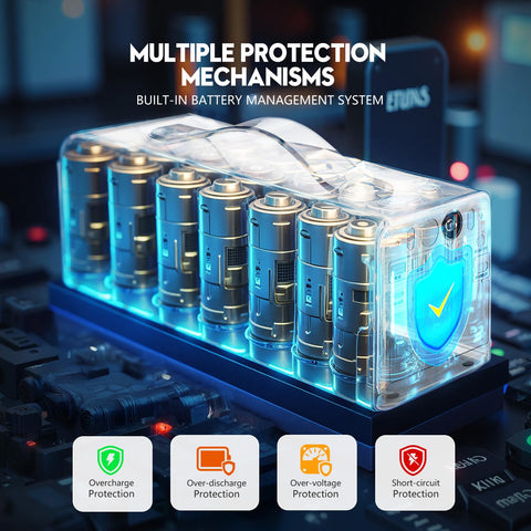 Powdeom 300W portable power station recharging setup with wall or car charger