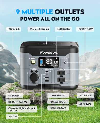 Powdeom EV300 built-in BMS ensures safe operation.