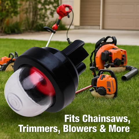 Poweka 5-pack primer bulbs for 2-cycle tools, extending service life and reducing downtime