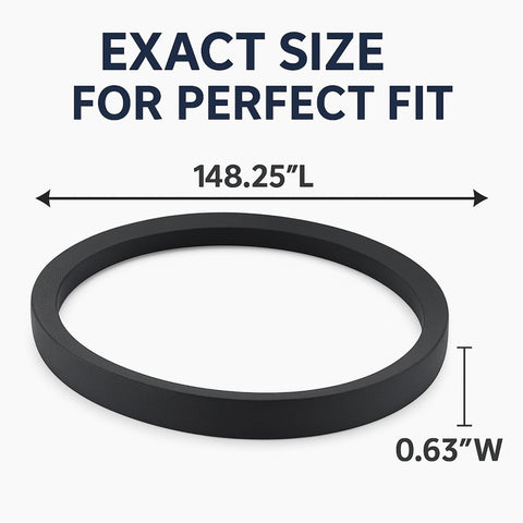Poweka 54-inch deck belt compatible with Cub Cadet and MTD zero-turn mowers