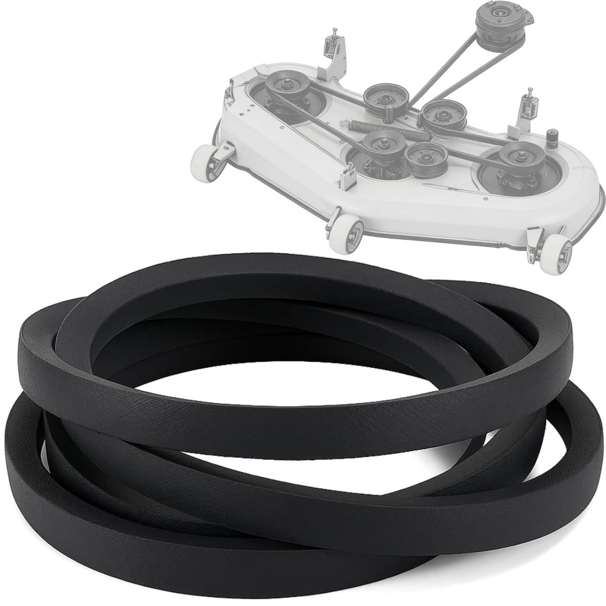 Poweka 954-04329A deck belt close-up for 54-inch mower fit and reliability