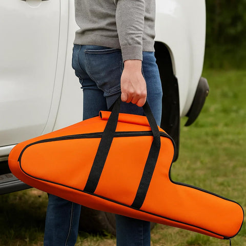 Poweka chainsaw bag lightweight portable storage for job sites and travel.