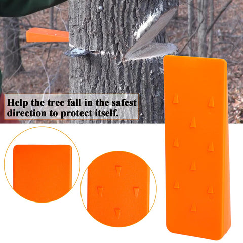 Poweka wedge directs fall in various sizes, improving control during felling.