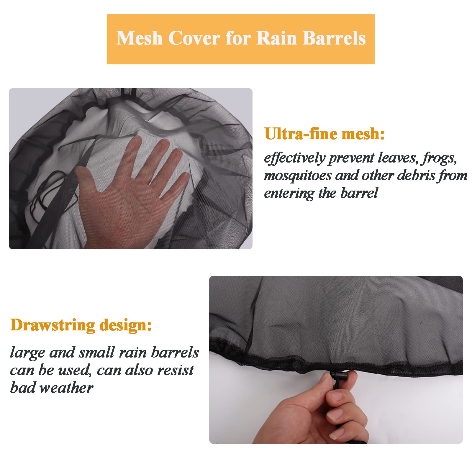 Poweka closeup shows drawstring fixation for secure wind resistance