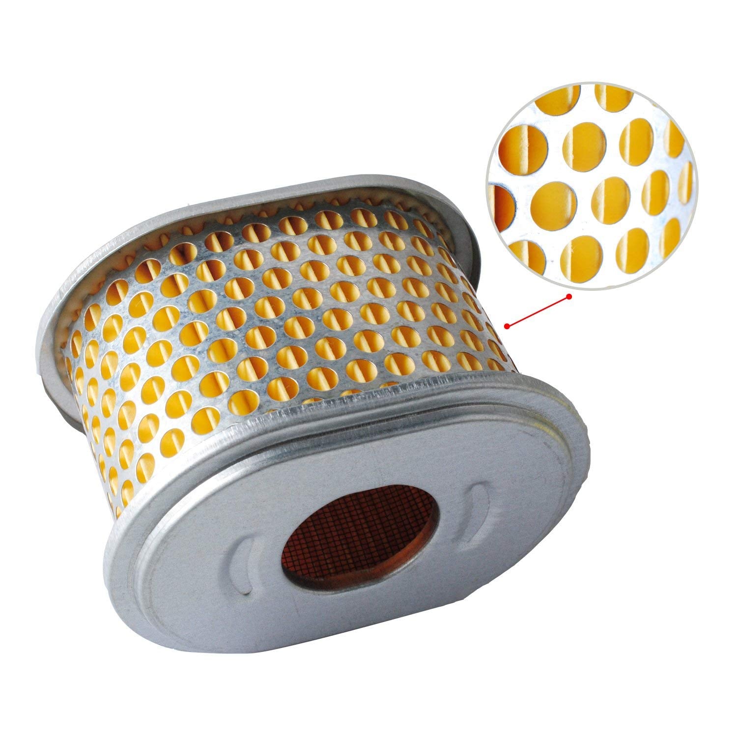 Poweka engine-protection air filter helps keep contaminants out of the intake.