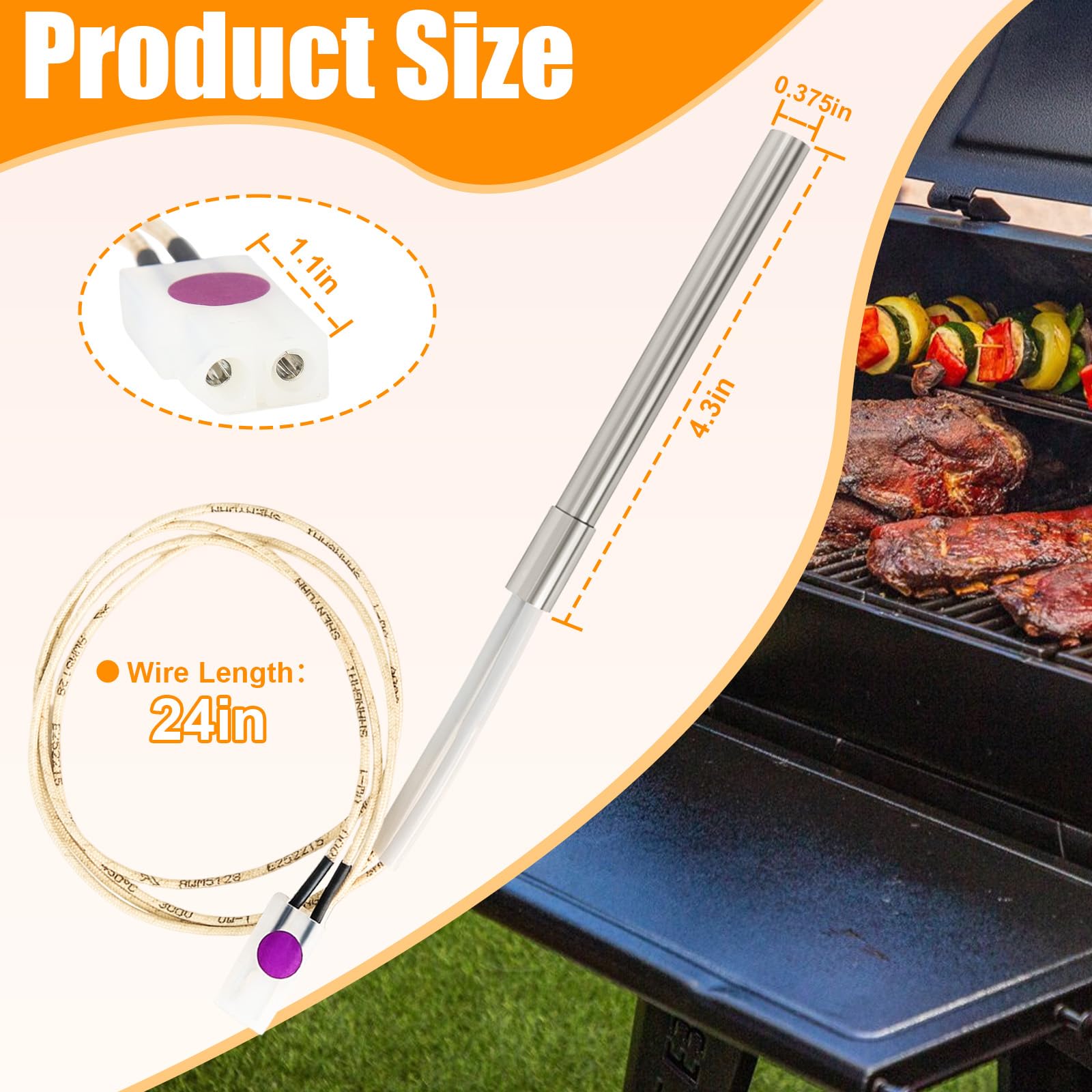 Poweka hot rod ignition kit compatible with Traeger grills for easy setup
