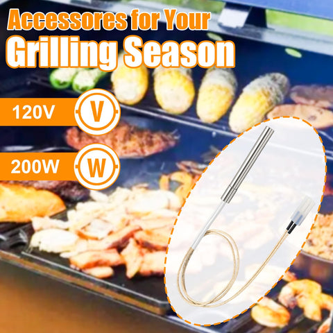 Poweka ignition fuse included for simple replacement during grilling