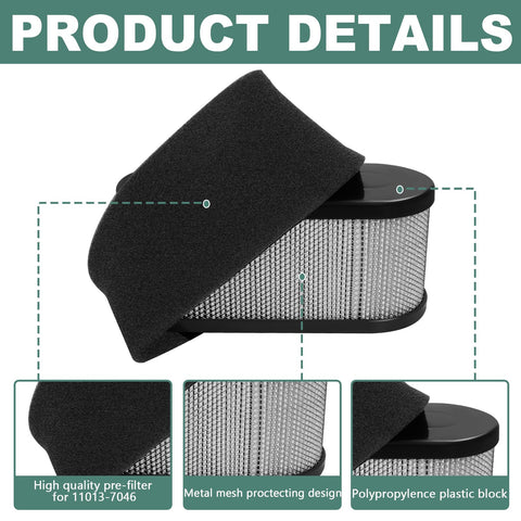 Poweka foam pre-filter 11013-7046 for debris capture