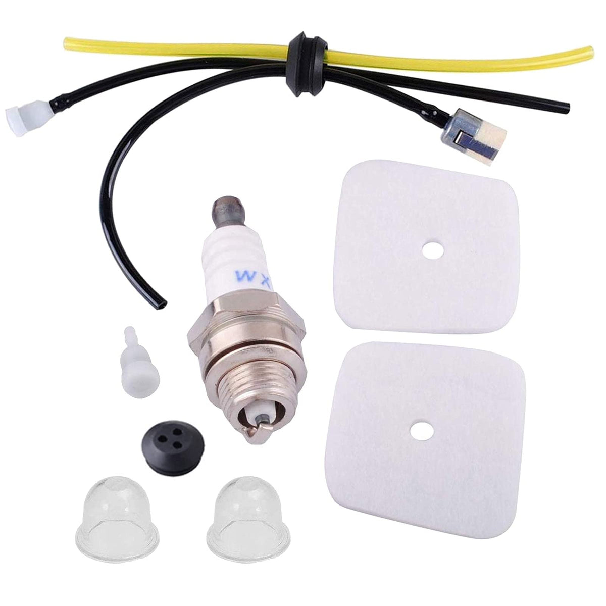 Poweka SRM 225 tune up kit: fuel line with grommet for reliable engine start