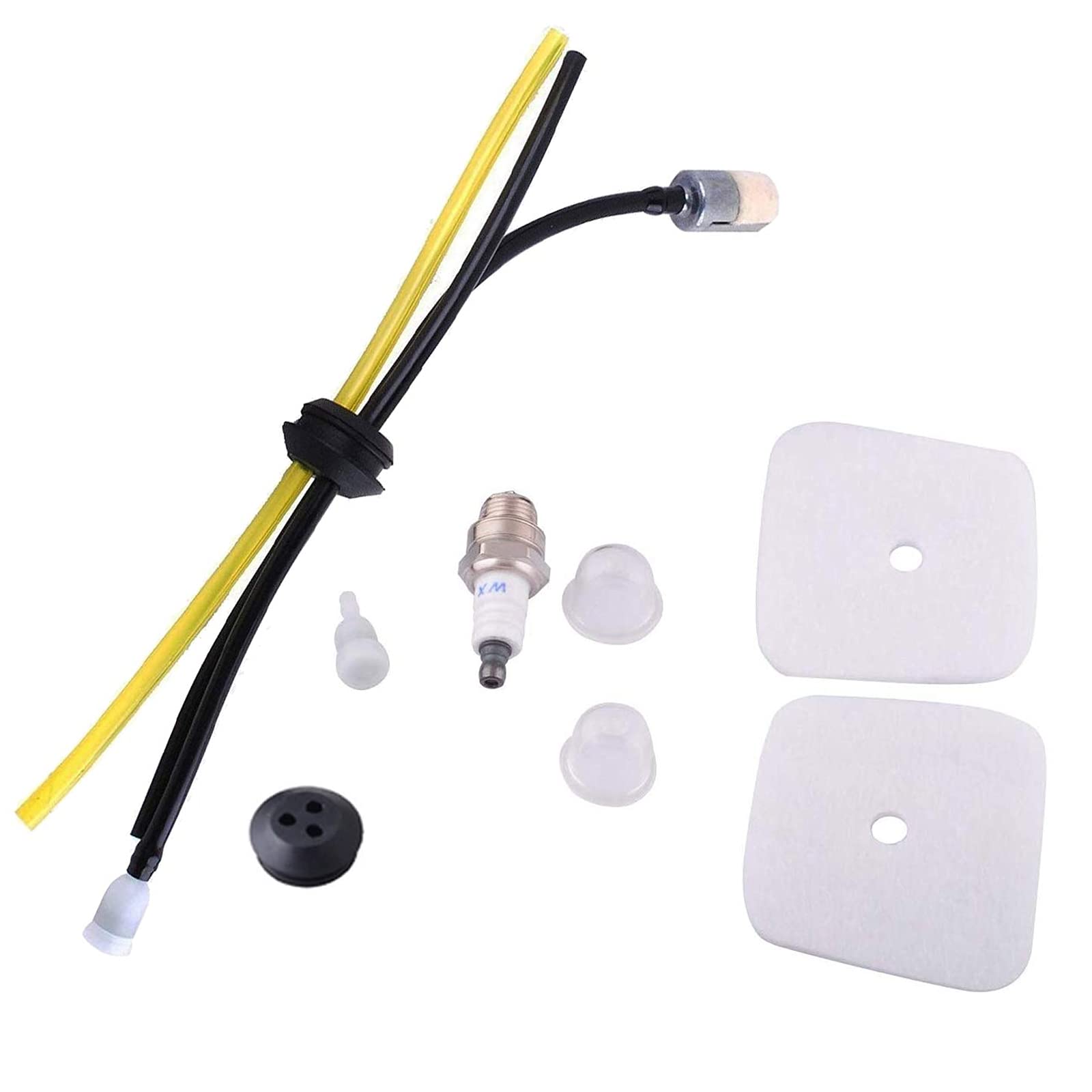Poweka SRM 225 tune up kit: spark plug for steady ignition and peak performance