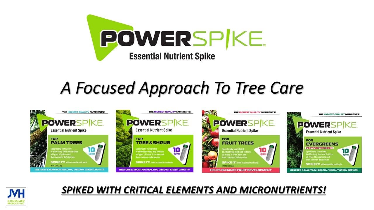 Power Spike highlights essential elements to address common palm tree deficiencies.