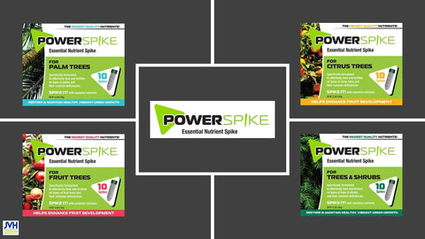 Power Spike works for all fruit tree types, addressing common deficiencies.