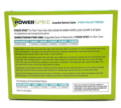 Power Spike palm-health-after-use image suggests revived growth and stronger trunks.