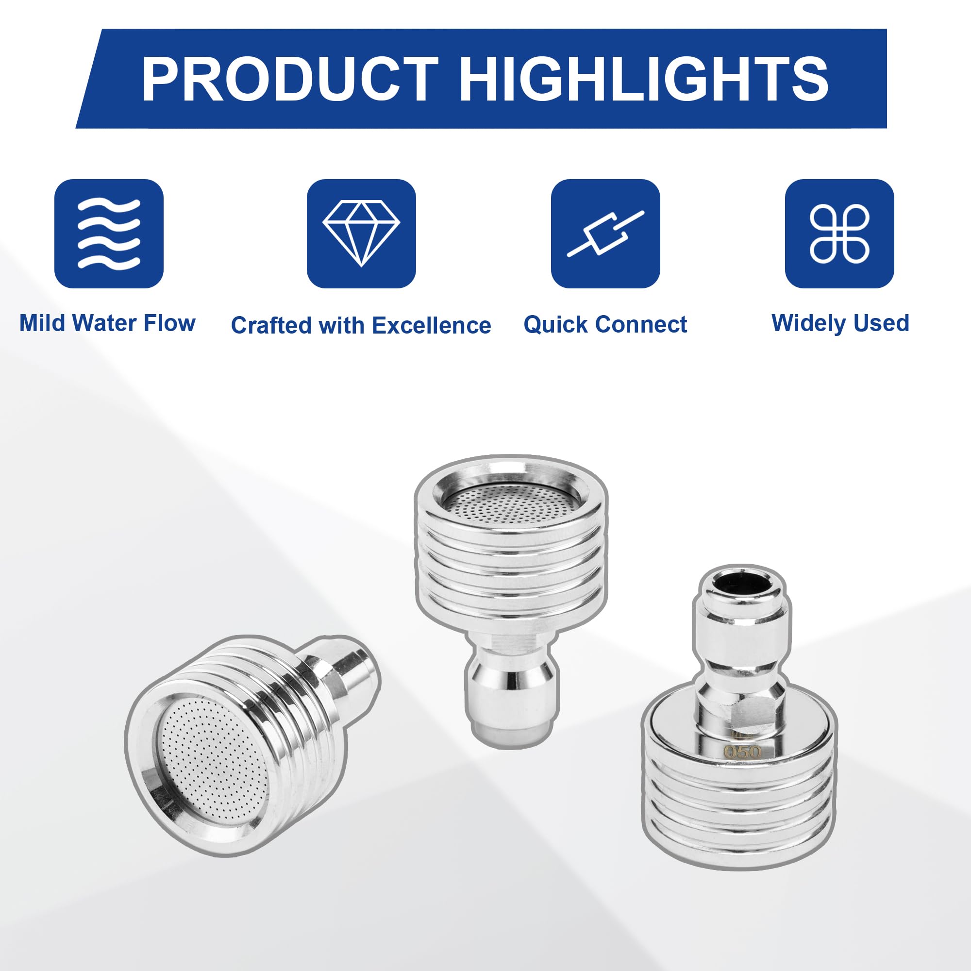 Power Town nozzle with 1/4-inch quick-connect for fast wand attachment.
