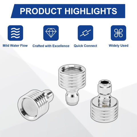Power Town nozzle with 1/4-inch quick-connect for fast wand attachment.