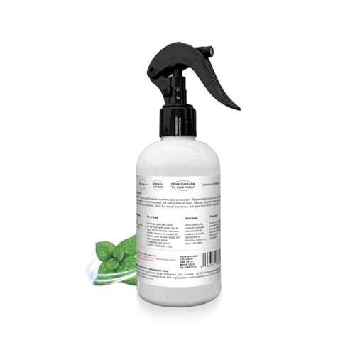 Powermint storage spray safeguards stored vehicles and equipment from nibblers.
