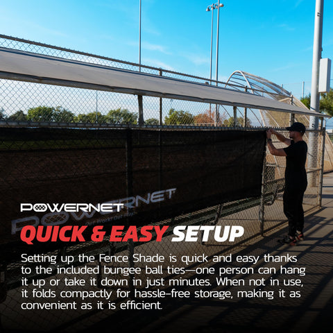 PowerNet shade fabric enables cool breezes during hot game days