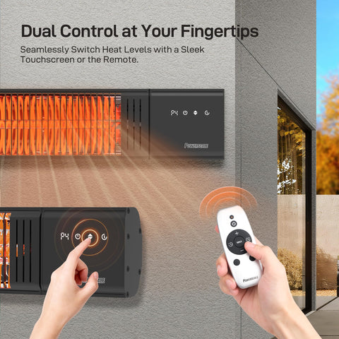 PowerScale four-heat-level system adapts to your outdoor mood.