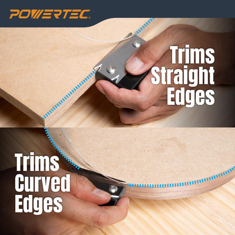 POWERTEC Trimmer in push or pull mode for flexible trimming angles