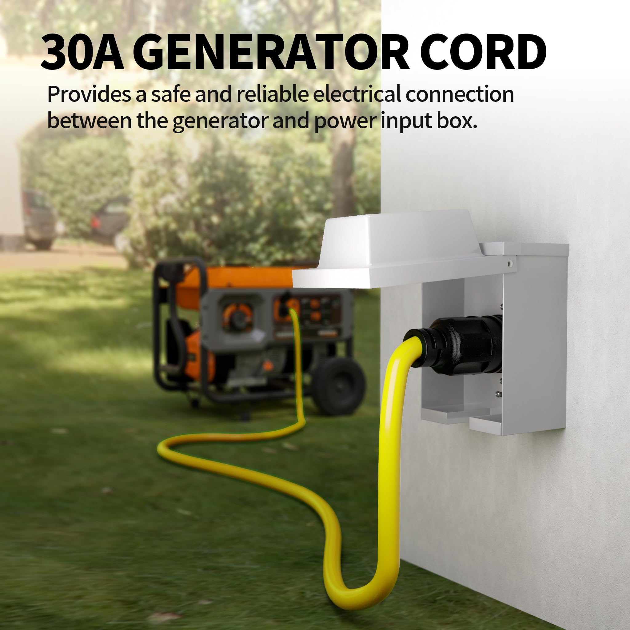 Included cord organizer keeps POWGRN cord tidy and portable