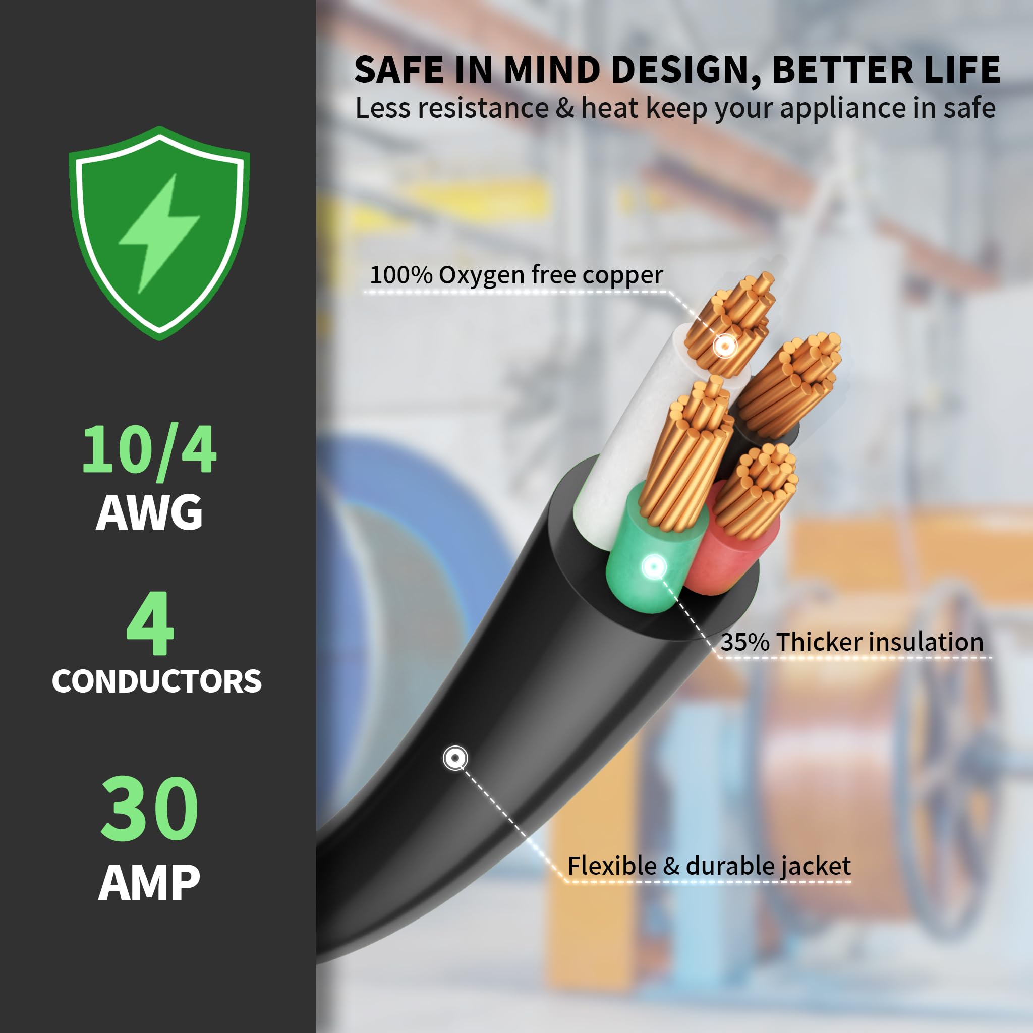 POWGRN twist-lock connector design keeps power secure in harsh conditions.